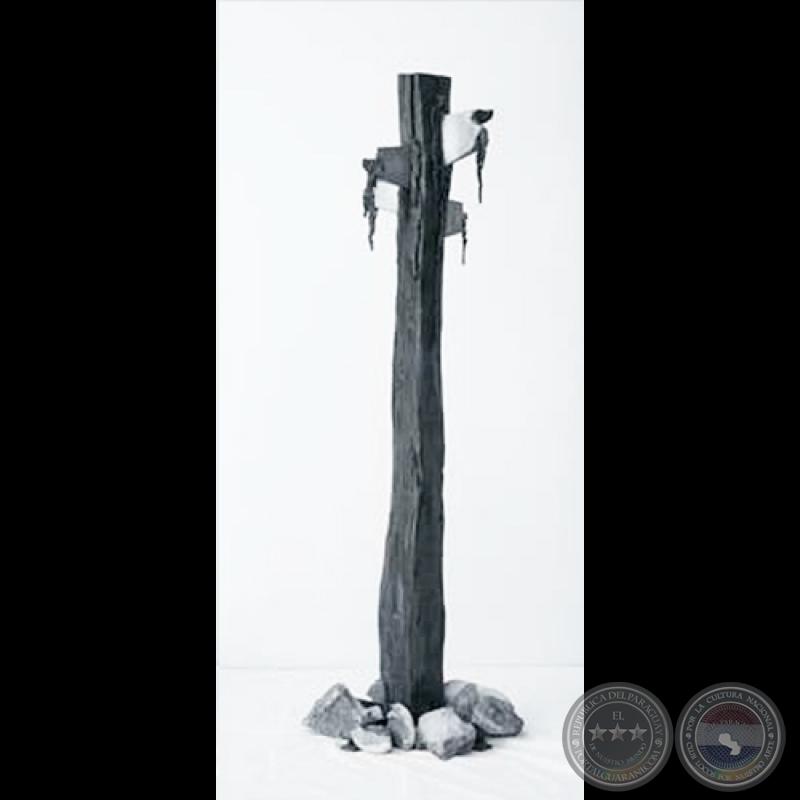 DENUNCIA ECOLÓGICA - Escultura de HERMANN GUGGIARI