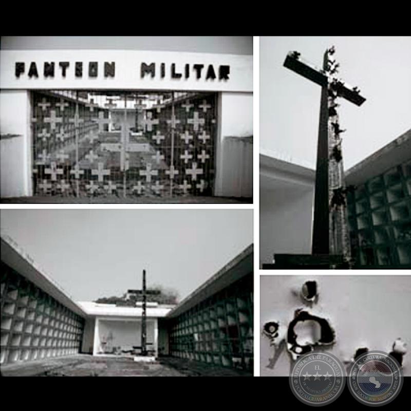 PANTEÓN MILITAR, 1969 (REJAS, CRUZ y ALTAR) - Obra de HERMANN GUGGIARI