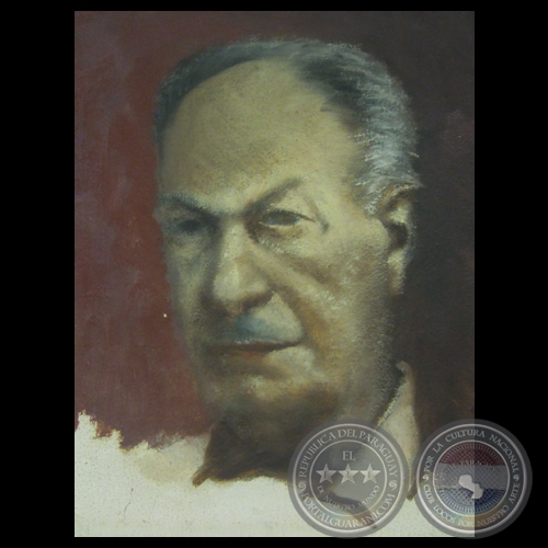 AUTORRETRATO, 1984 - Óleo sobre lienzo de HÉCTOR BLAS RUIZ