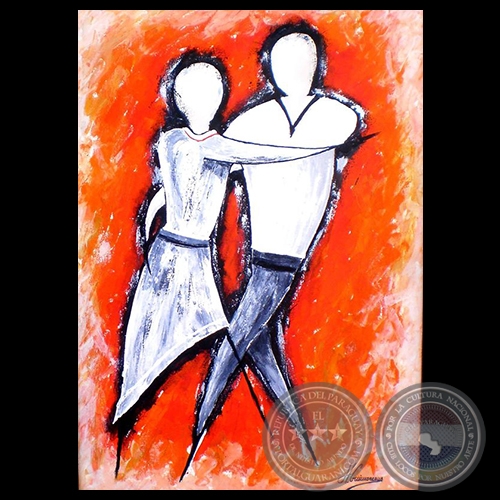 MILONGA, 2014 - Acrílico espatulado de HORACIO GUIMARAENS