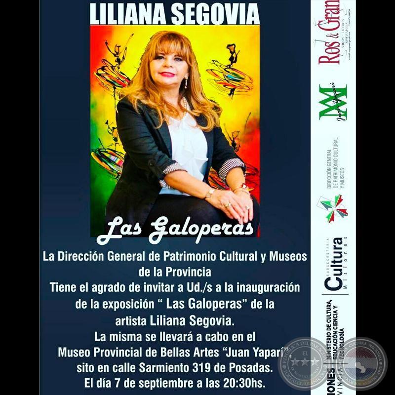 Las Galoperas - Exposición de Liliana Segovia - Jueves, 7 de setiembre de 2017