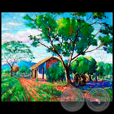 LA CARRETA - Obra de HERMINIO GAMARRA FRUTOS