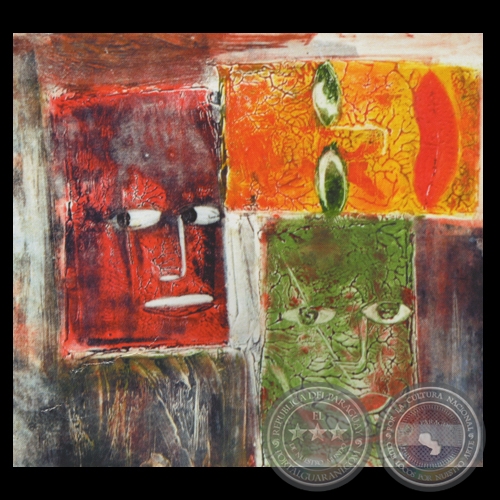 LOS 3 REYES, 2008 - Técnica mixta de WILLIAM PAATS