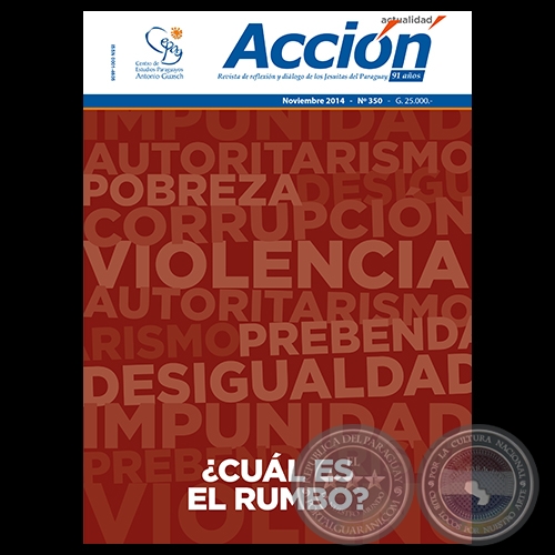 ACCIÓN Nº 350 - Revista de reflexión y diálogo de los Jesuitas del Paraguay