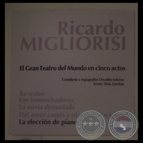 LA ELECCIÓN DE PIANO, 2013 - Del artista RICARDO MIGLIORISI
