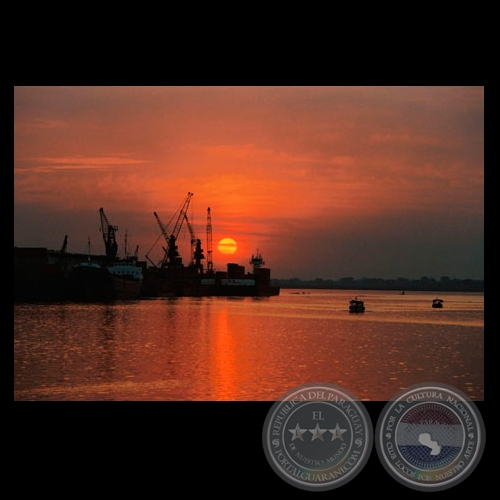 ATARDECER EN LA BAHIA DE ASUNCIÓN - Fotografía de FERNANDO ALLEN