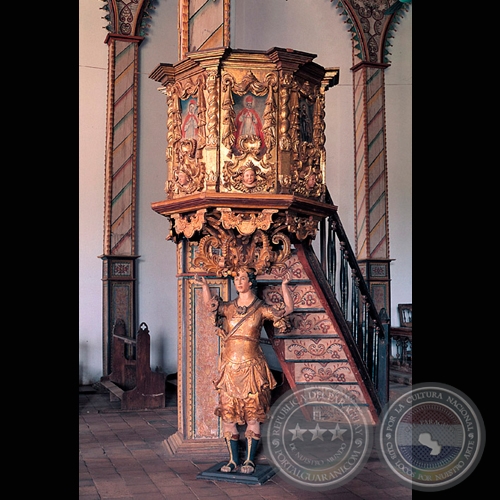 IGLESIA DE YAGUARÓN (Púlpito) - Fotografía de FERNANDO ALLEN