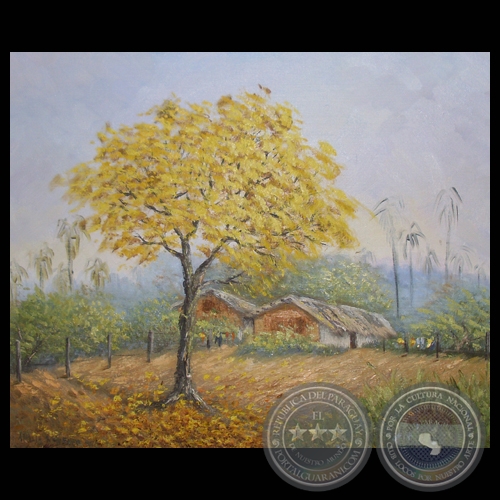 TAYI AMARILLO, 1998 - Óleo sobre lienzo de AMALIA WAGENER