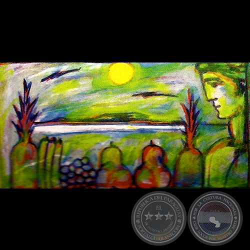 FRUTAS - Acrílico de LUCIO AQUINO