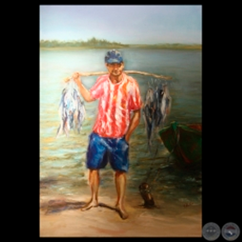 RÍO PARAGUAY, FUENTE DE VIDA, 2011 - Óleo de BEATRIZ HOLDEN