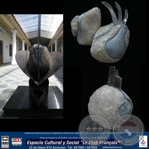 NUEVO CAMINO, CAMINO DE PIEDRA Y METAL, 2009 - Esculturas de GUSTAVO BECKELMANN