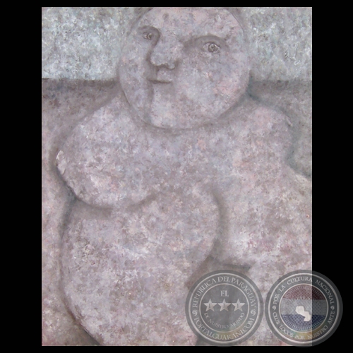EL ROSTRO DE ÑA CAYE - Óleo de BENITO GARCÍA