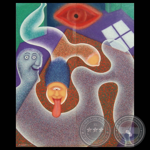 LA COSQUILLA - Acrílico de BENITO GARCÍA