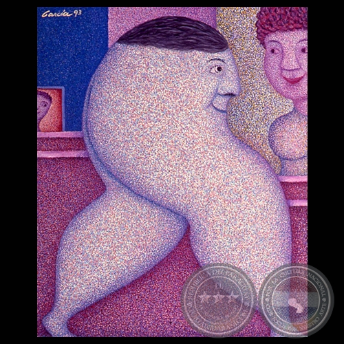 ROLO SIEMPRE ESTÁ DISPUESTO, 1993 - Óleo de BENITO GARCÍA