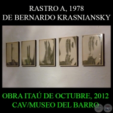 RASTRO A, 1978 DE BERNARDO KRASNIANSKY - OBRA ITAÚ DEL MES DE OCTUBRE, 2012