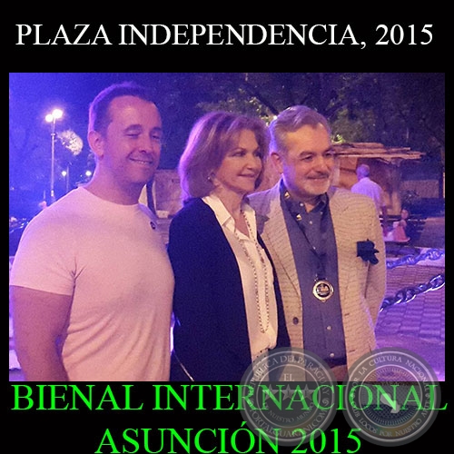 PLAZA INDEPENDENCIA, 2015 - Intervención de WILLIAM PAATS - BIENAL INTERNACIONAL ASUNCIÓN 2015
