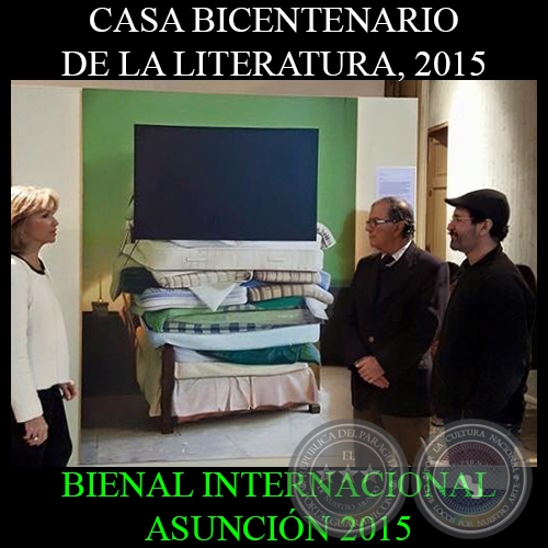 FABRICIO ARRIETA, RICHARD MARK RAWLINS y ALEJANDRO CALZADA - BIENAL INTERNACIONAL DE ASUNCIÓN 