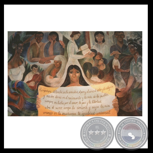 MUJER PARAGUAYA - Obra de Olga Blinder - Año 1957