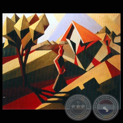 PAISAJE CUBISTA, 1952 - Obra de OLGA BLINDER