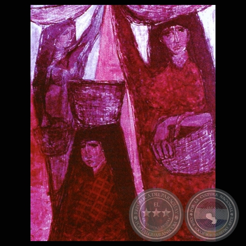 MUJERES CON CANASTO, 1959 - Obra de OLGA BLINDER