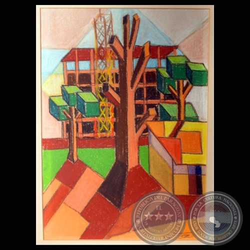 PAISAJE URBANO, 1952 - Obra de OLGA BLINDER