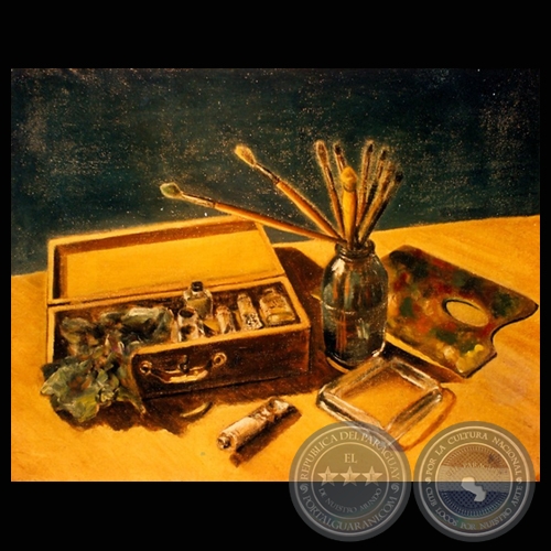 ÚTILES PARA PINTAR, 1951 - Obra de OLGA BLINDER