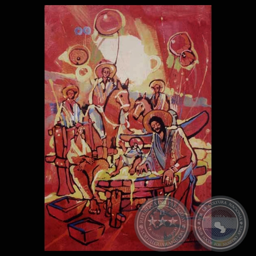 NIÑO JESÚS - Pintura de Hugo Bogado Barrios