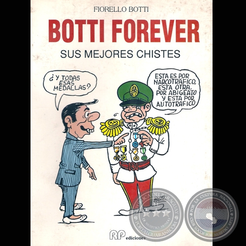 BOTTI FOREVER (Libro) - Caricatura de Botti - Año 1992 