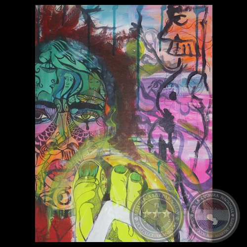 CACHO FALCÓN OBRAS - EXPOSICIÓN EN EL CENTRO CULTURAL CITIBANK, 2012