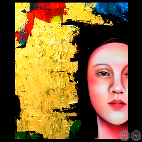 SIN TÍTULO (ROSTROS), 2012 - Técnica mixta de CARLA ASCARZA