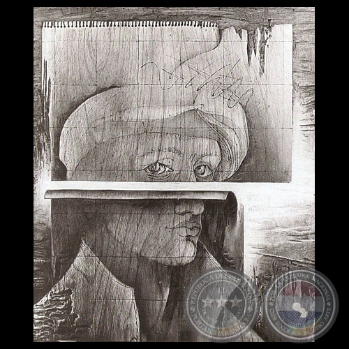 LA EDAD DE LA RAZÓN, 1979 - Xilopintura de CARLOS COLOMBINO