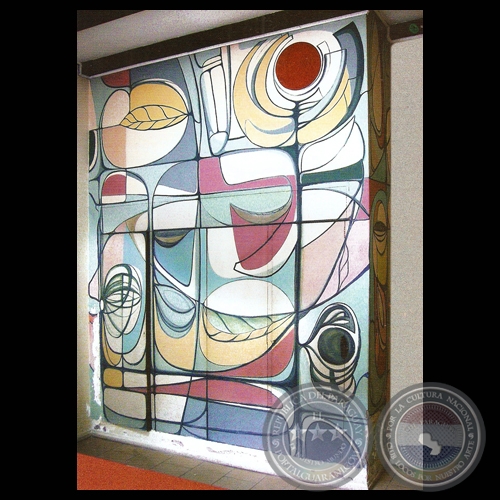 SIN TÍTULO, 1967 - Tema: FITOMORFO - Mural de CARLOS COLOMBINO