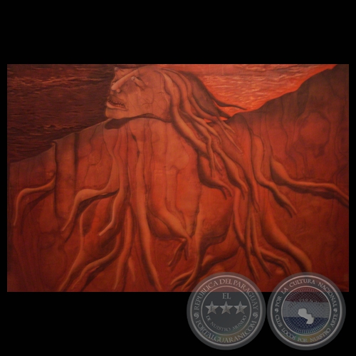 EL JUEZ, 2011 - Xilopintura de CARLOS COLOMBINO