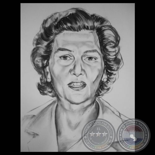 RETRATO DE CARMEN CASCO DE LARA CASTRO - Obra de FEDERICO CABALLERO