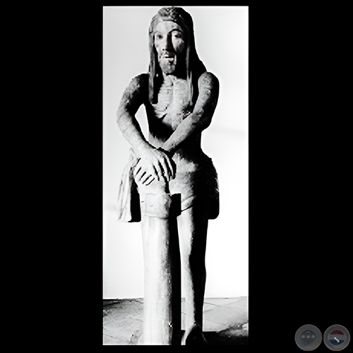CRISTO DE LA COLUMNA, Taller jesuítico. s. XVIII - MUSEO SANTA MARÍA - MISIONES