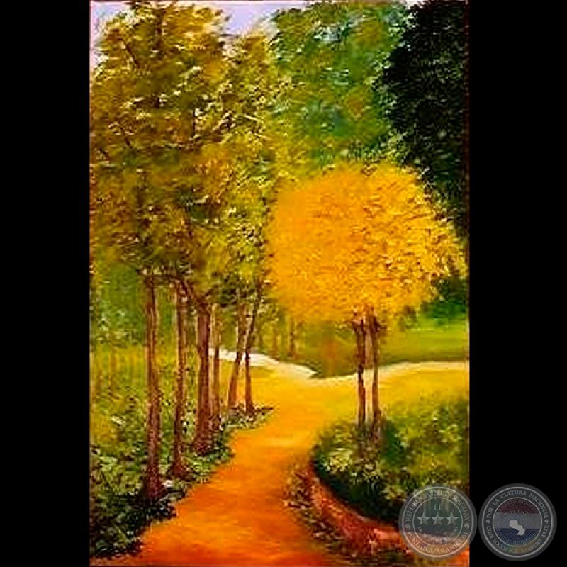 EL CAMINO - Pintura de Patricia Crichigno
