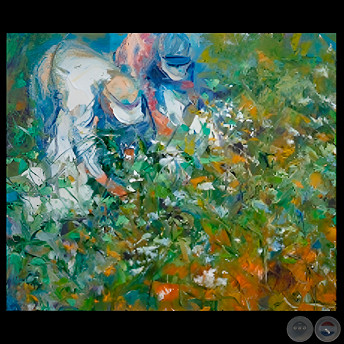 COSECHA DE ALGODÓN, 2010 - Obra de CRISTINA CABAÑAS (KRISKA)