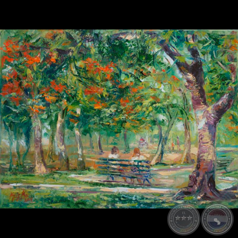 EN EL PARQUE, 2011 - Obra de CRISTINA CABAÑAS (KRISKA)