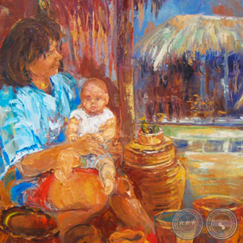 HOMENAJE A LA MUJER PARAGUAYA, 2012 - Obra de CRISTINA CABAÑAS