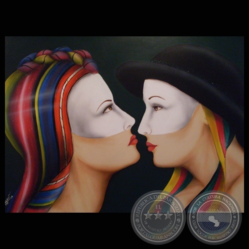 CARNAVALITAS - SERIE GEMELAS, 2008 (Acrílico de CRISTINA PAOLI)