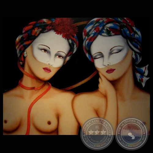 CHARRAS - SERIE GEMELAS, 2008 (Acrílico de CRISTINA PAOLI)