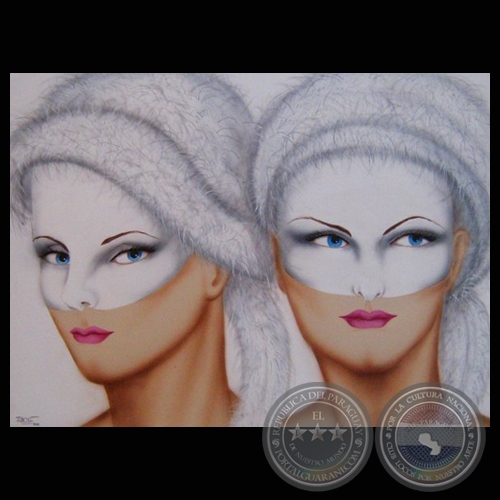 GÉLIDAS - SERIE GEMELAS, 2008 (Acrílico de CRISTINA PAOLI)