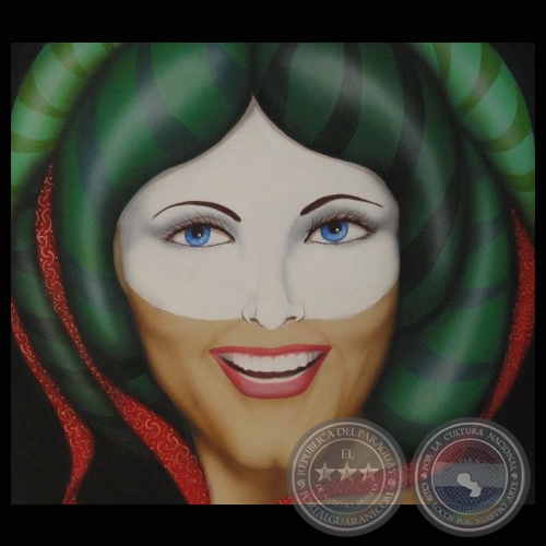 DE LA SERIE MÁSCARA (Acrílicos de CRISTINA PAOLI)