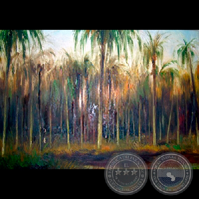 PAISAJE CHAQUEÑO - Óleo sobre madera de HÉCTOR DA PONTE