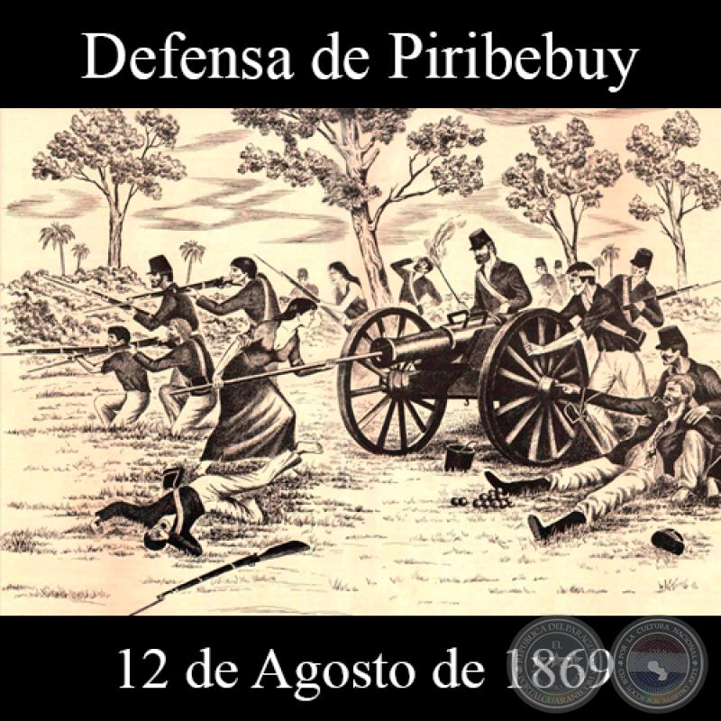 BATALLA DE PIRIBEBUY - 12 DE AGOSTO DE 1869 - Dibujo de WALTER BONIFAZI