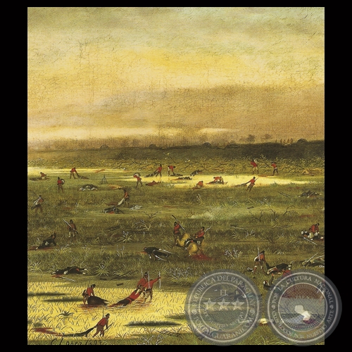 DESPUÉS DE LA BATALLA DE CURUPAYTÍ, 1866 - Óleo sobre tela de CANDIDO LÓPEZ