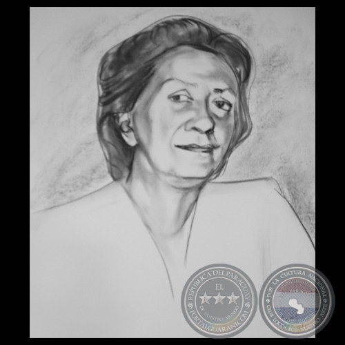 RETRATO DE DORA MOLAS DE MAIDANA - Obra de FEDERICO CABALLERO 