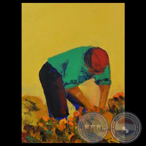 EL NARANJERO, 2013 - Óleo sobre tela de JORGE VON HOROSCH