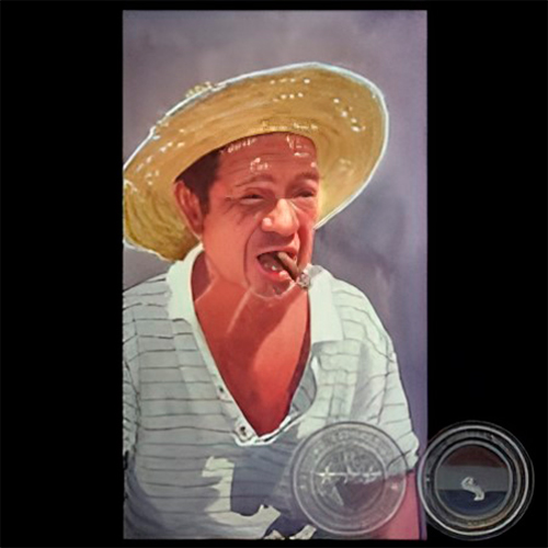 CAMPESINO PARAGUAYO - Acuarela de EMILI APARICI