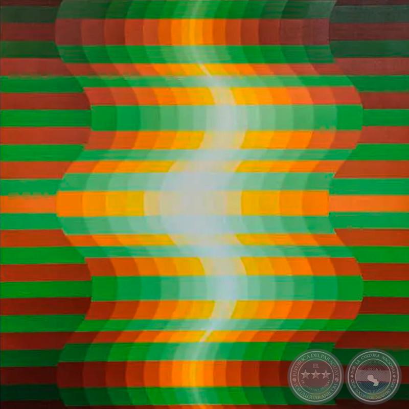 MOUVEMENT ONDULATOIRE CW 23, 1967/2004 - Obra de ENRIQUE CAREAGA